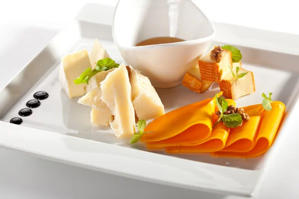 Assiette au fromage — Photo