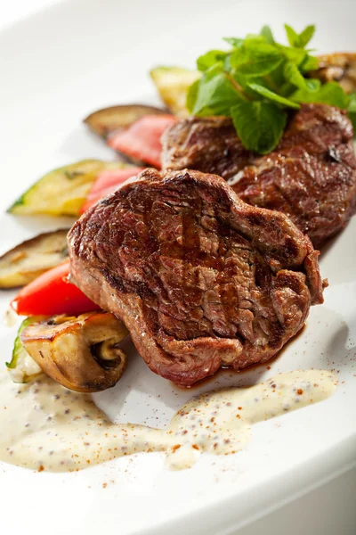 Vepřový steak — Stock fotografie