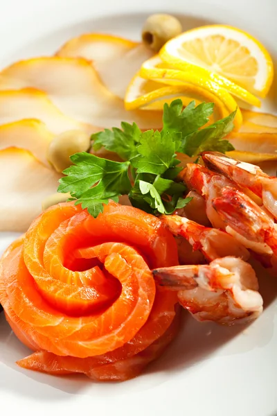 Seafood Plate — Stock Photo, Image