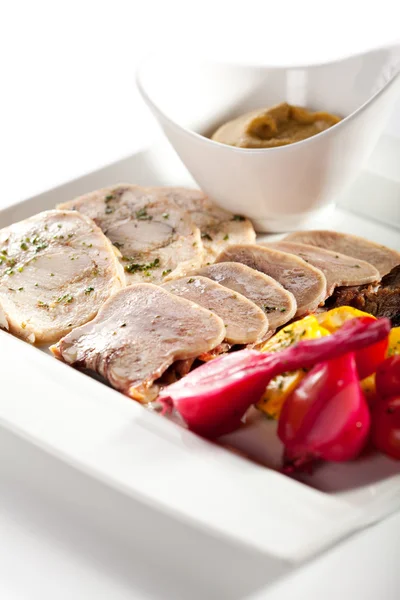 Meat Plate — Stock Photo, Image