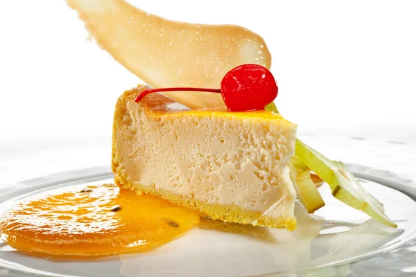 Dessert - Cheesecake — Stock Photo, Image