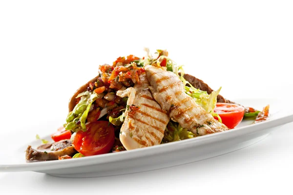 Kött sallad — Stockfoto