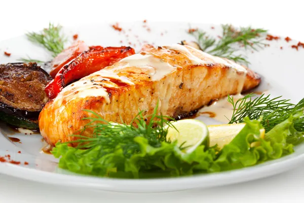 Salmon Steak — Stock Image Salmon Steak Stock Picture