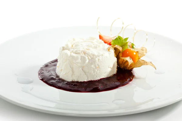 Dessert alla panna — Foto Stock