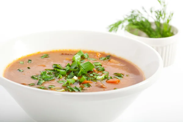 Sopa de carne — Fotografia de Stock