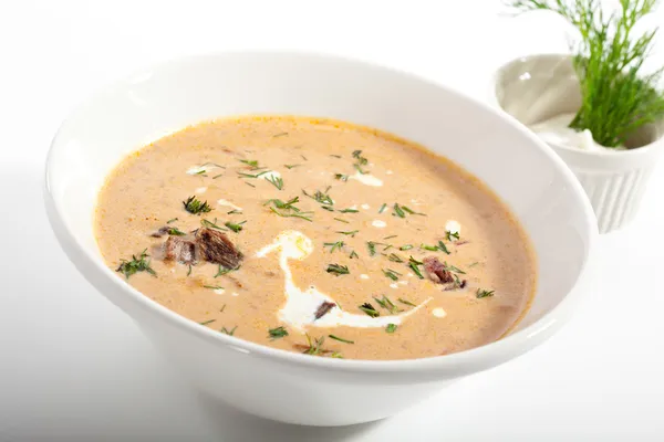 Sopa de carne — Fotografia de Stock