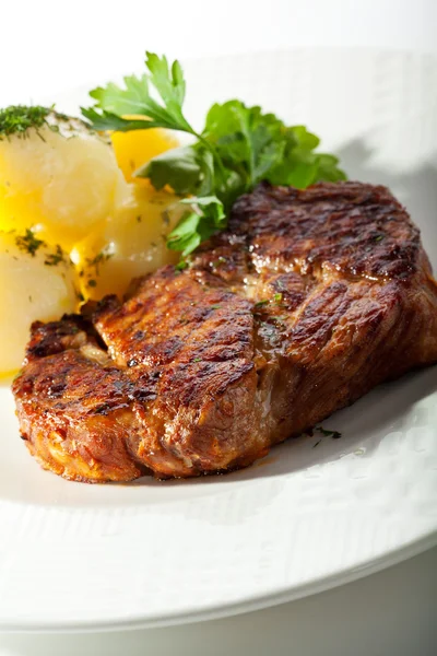 Domuz eti biftek — Stok fotoğraf