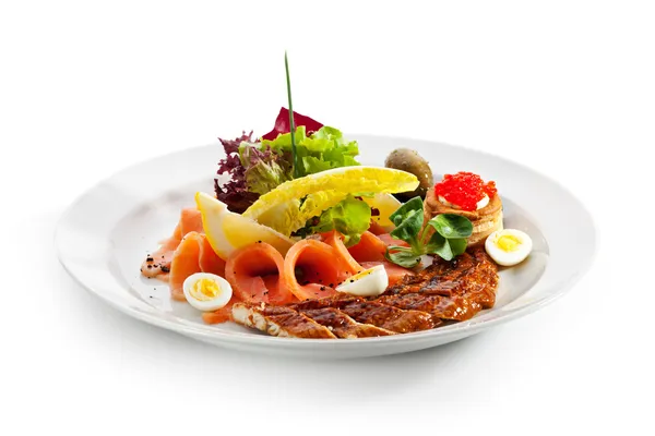 Fiskeplate – stockfoto