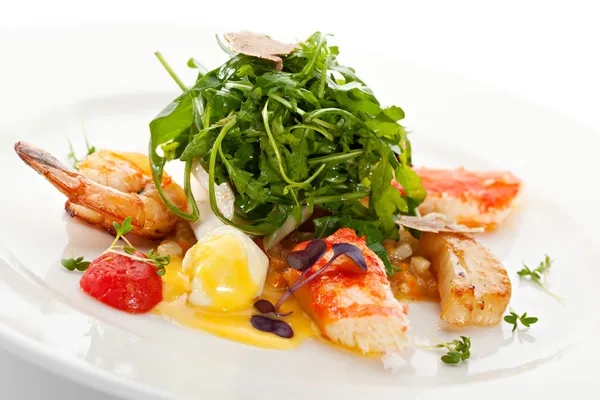 Crabmeat sallad — Stockfoto