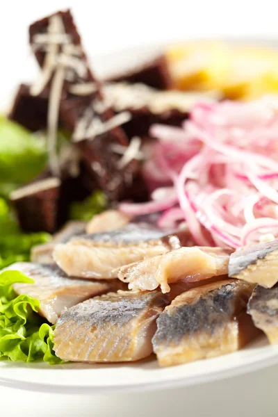 Herring with Potato — Stock Photo, Image