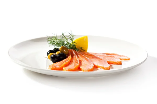 Salmon Slice — Stock Photo, Image