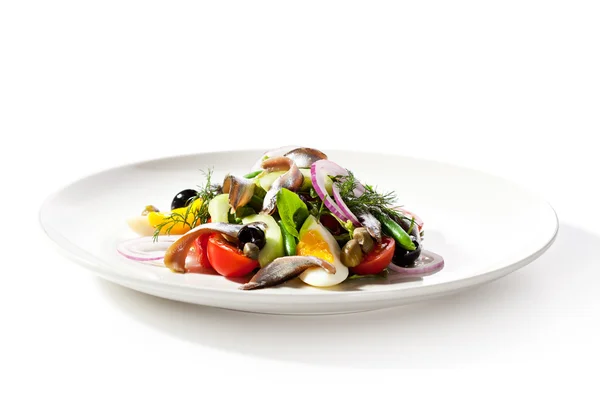 Salade met ansjovis — Stockfoto