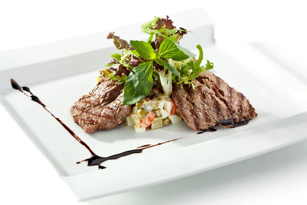 Biftek salata — Stok fotoğraf