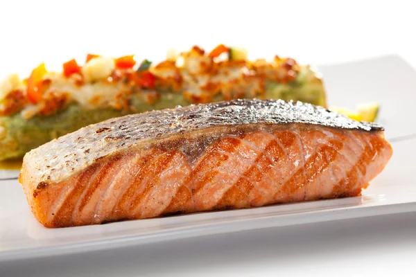 Salmon Steak — Stock Photo, Image