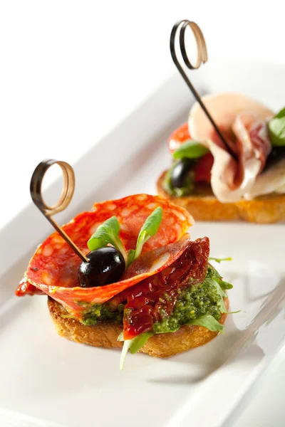 Canapés — Fotografia de Stock