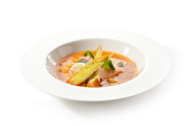 Deniz mahsulleri çorbası