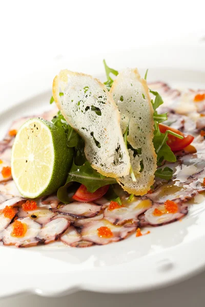 Seafood Carpaccio — Stock Photo, Image