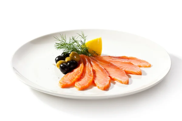 Salmon Slice — Stock Photo, Image