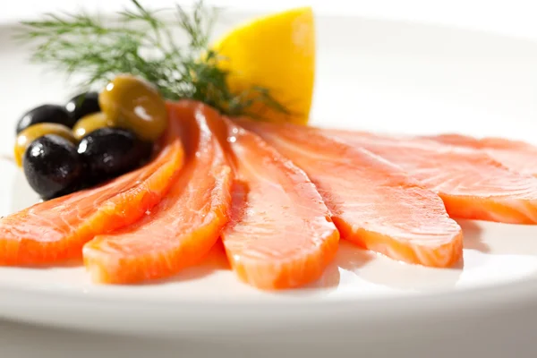 Salmon Slice — Stock Photo, Image