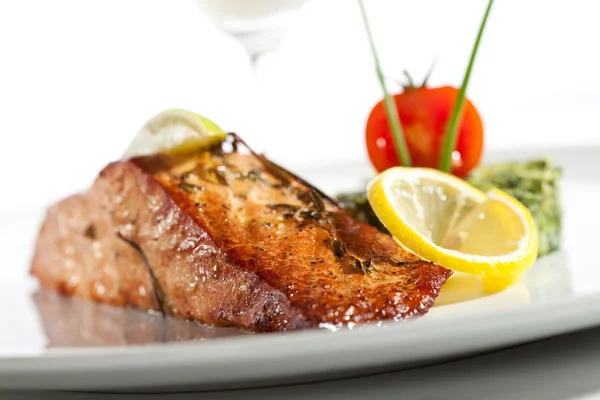 Carne de salmón — Foto de Stock