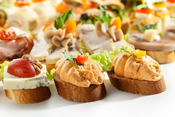 Canapés — Fotografia de Stock