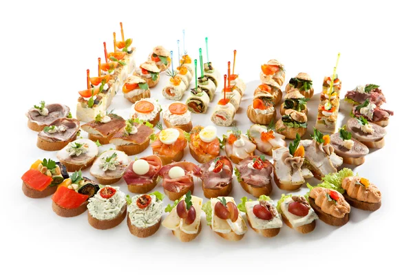 Canapés — Fotografia de Stock