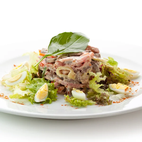 Beef Tongue Salad — Stock Photo, Image