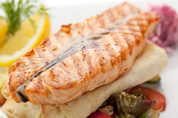 Salmon Steak — Stock Photo, Image