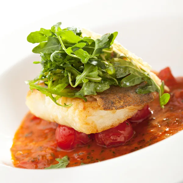 Halibut Fillet — Stock Photo, Image