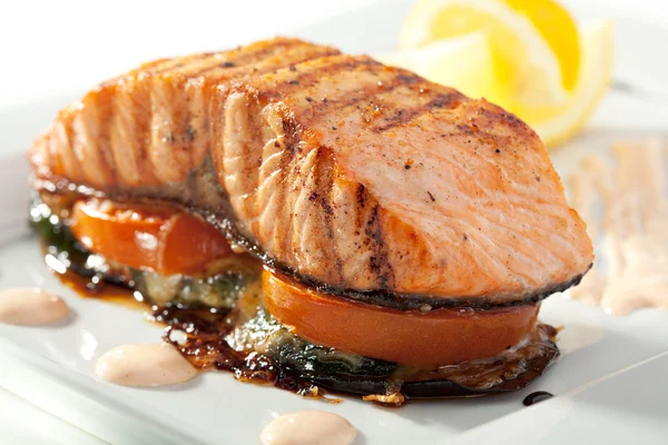 Salmon Steak — Stock Photo, Image