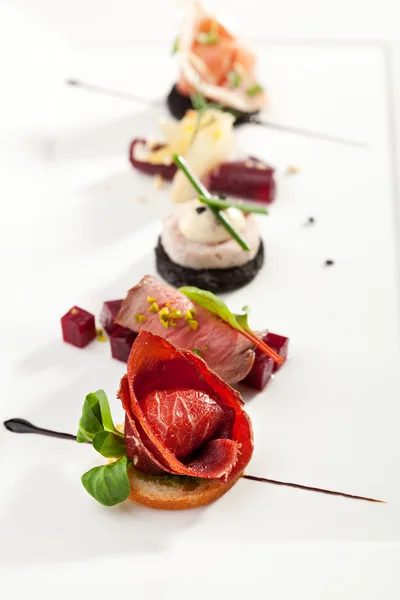 Canapés — Fotografia de Stock