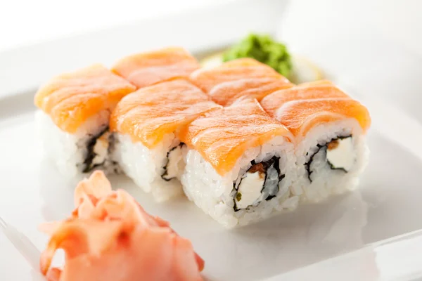 Salmon Roll — Stock Photo, Image