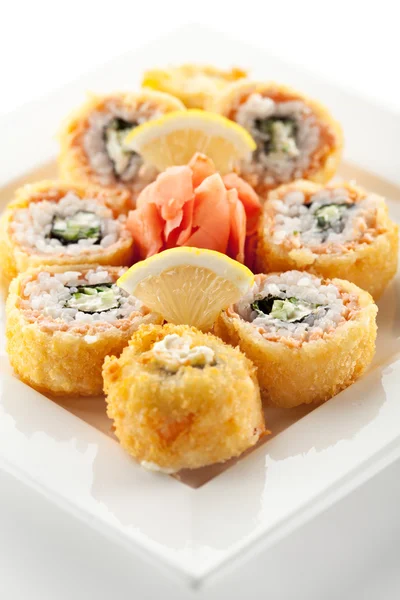 Kızarmış somon roll — Stok fotoğraf