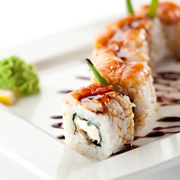 Cocina japonesa - Sushi — Foto de Stock