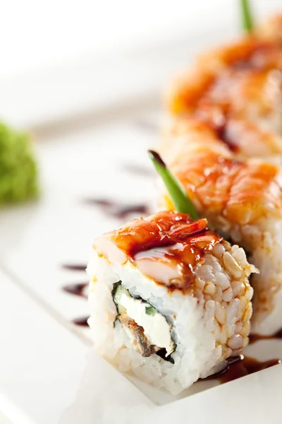 Japanese Cuisine - Sushi — Stock Photo, Image