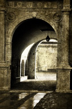 Castle arch