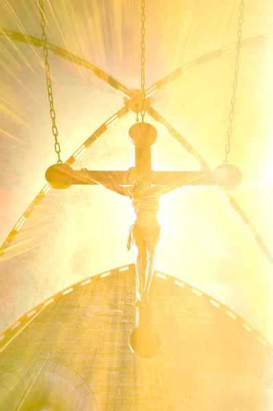Светящийся Иисус — стоковое фото