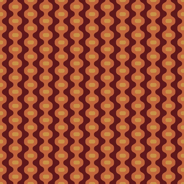 Seamless Pattern Retro Geometric Seamless Background Seventies Style Groovy Scrapbook — Stock Vector