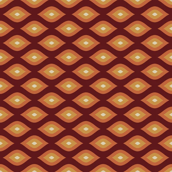 Seamless Pattern Retro Geometric Seamless Background Seventies Style Groovy Scrapbook — ストックベクタ