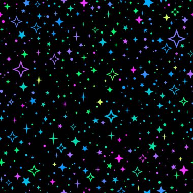 Parlak yıldızlı kusursuz arkaplan