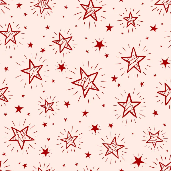 Ünnepi Karácsonyi Háttér Ragyogó Csillagok — Stock Vector