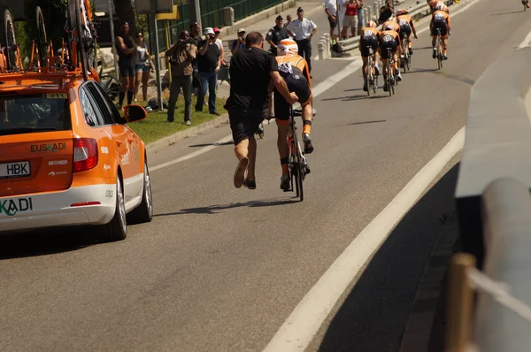 Turné (Tour de France) fáze 4 — Stock fotografie