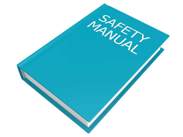Veiligheid handmatige boek — Stockfoto