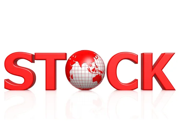 Globo azionario — Foto Stock