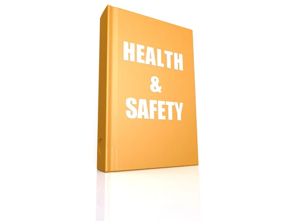 Książka zdrowia i bezpieczeństwa — Zdjęcie stockowe
