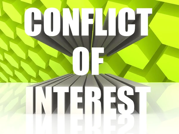 Conflito de interesses — Fotografia de Stock