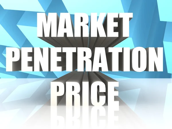 Precio de penetración en el mercado — Foto de Stock