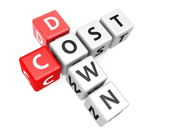 Cost down — Stock Photo, Image