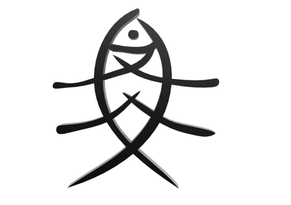 Fish symbol — Stock Photo, Image