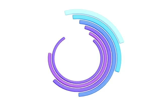 Blauw paars cirkel — Stockfoto